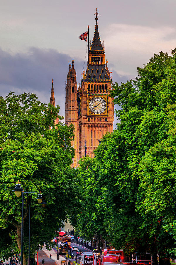 England, London, Great Britain, City Of Westminster, Palace Of Westminster, Houses Of Parliament, Big Ben, #1 Digital Art by Alessandro Saffo