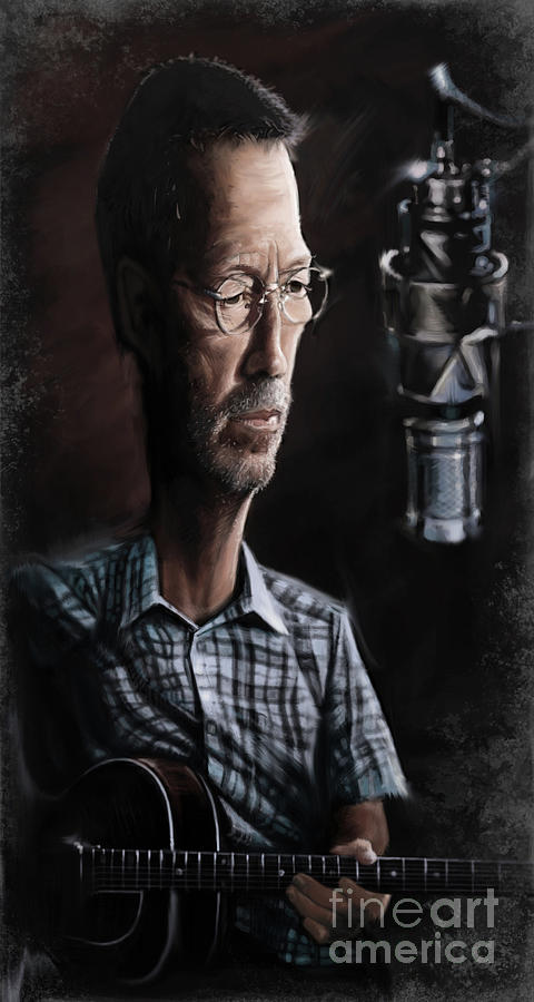 Eric Clapton Painting - Eric Clapton #1 by Andre Koekemoer