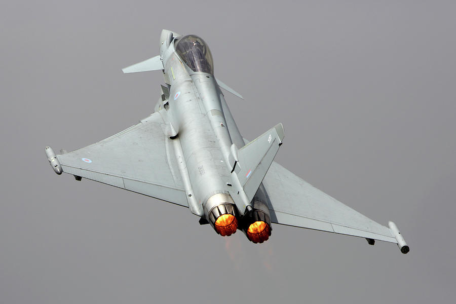 Transportation Photograph - Eurofighter Typhoon Fgr4 Jet Fighter #1 by Artyom Anikeev