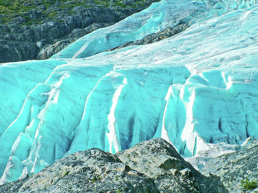 Exit Glacier as of 2006 in Kenai Fjords National Park near Seward, Alaska  #1 Photograph by Ruth Hager
