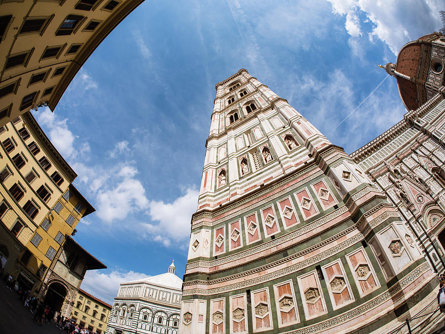 Exterior of cathedral of Florence #1 Photograph by Tosca Weijers