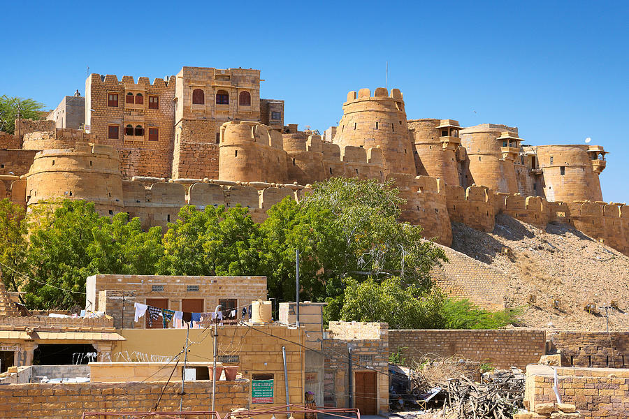 External View Of Jaisalmer Fort Photograph by Jan Wlodarczyk - Fine Art ...