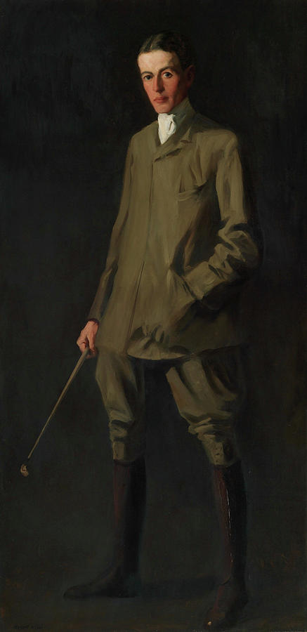Portrait Painting - F. Ambrose Clark #1 by Robert Henri