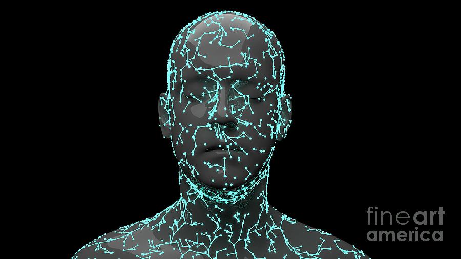 Facial Recognition #1 Photograph by Design Cells/science Photo Library