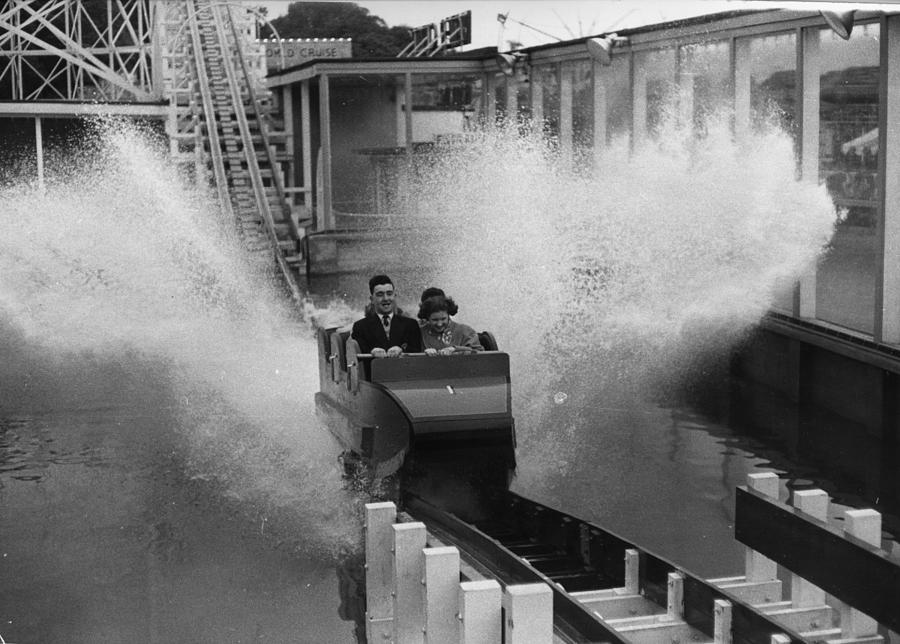 Fairground Splash Photograph by Bert Hardy - Fine Art America