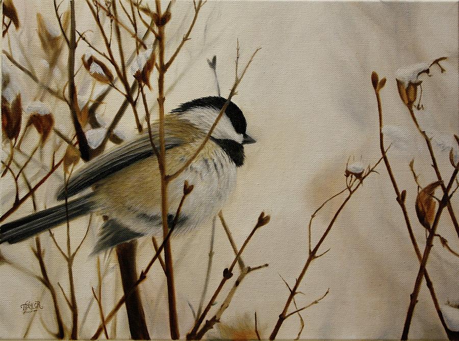 Faithful Winter Friend #1 Painting by Tammy Taylor