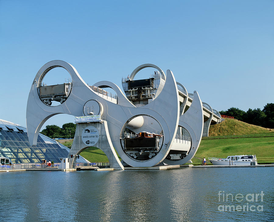 Falkirk Wheel #1 Photograph by Martin Bond/science Photo Library
