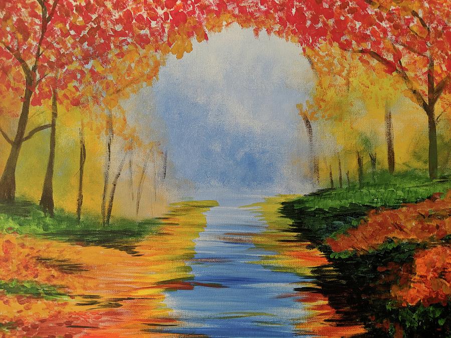 Fall Fantasy Painting By Alison Thoren - Pixels