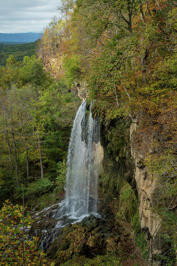 Falling Spring Falls 2 #1 Photograph by Joe Kopp