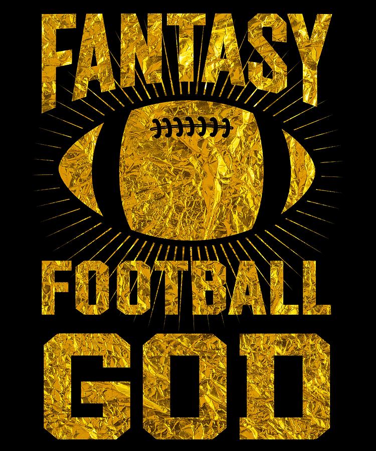 Fantasy Football God Trophy Funny Apparel Digital Art by ...