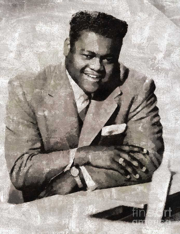 Fats Domino, Music Legend Painting