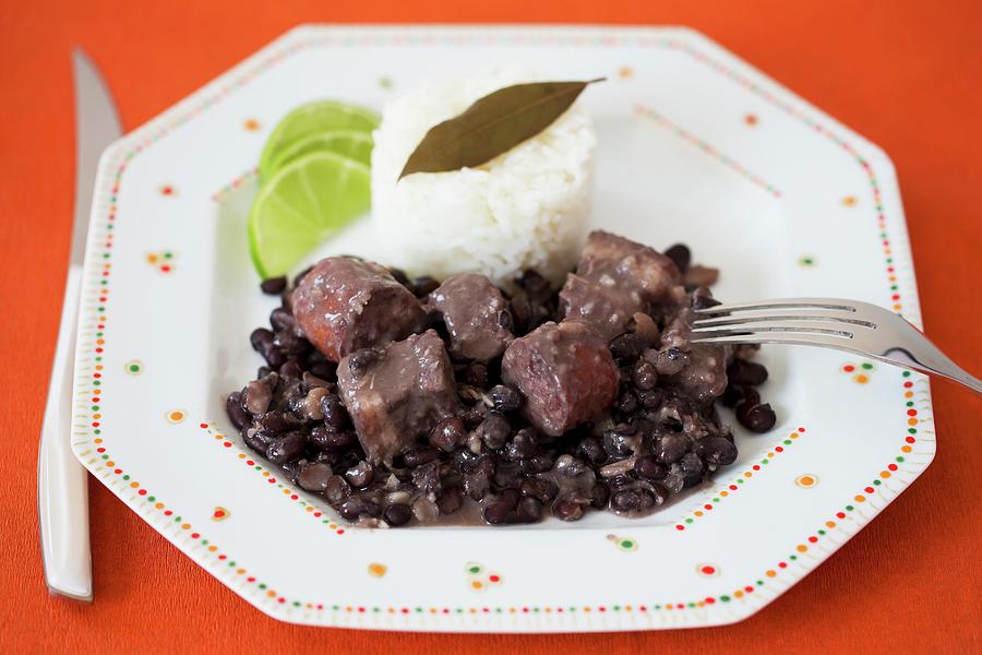 Feijoada stew With Black Beans And Sausage, Brazil #1 Photograph by Lydie Besancon