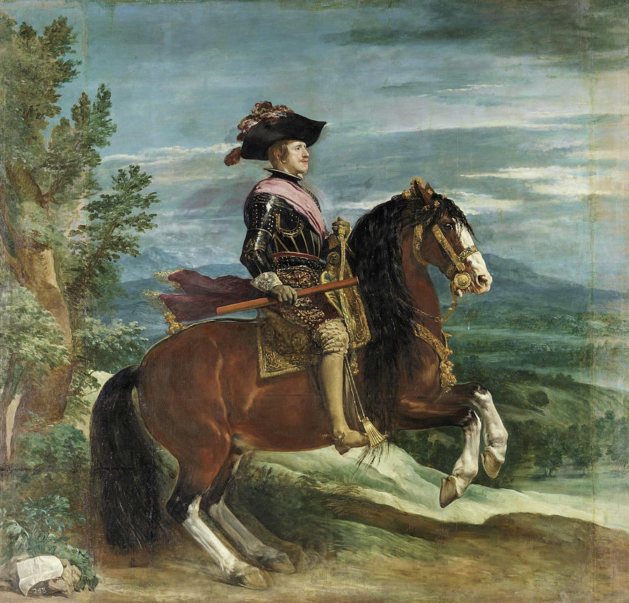 Felipe IV on Horseback Painting by Diego Velazquez - Fine Art America