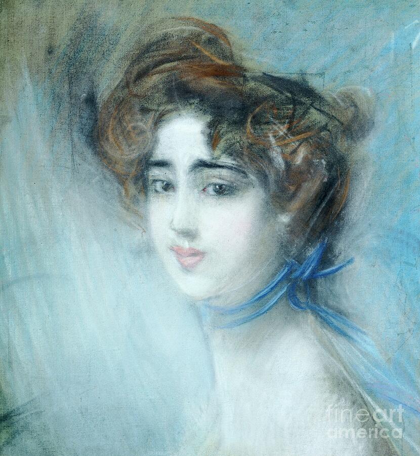 Female Portrait By Giovanni Boldini Painting by Giovanni Boldini - Fine ...