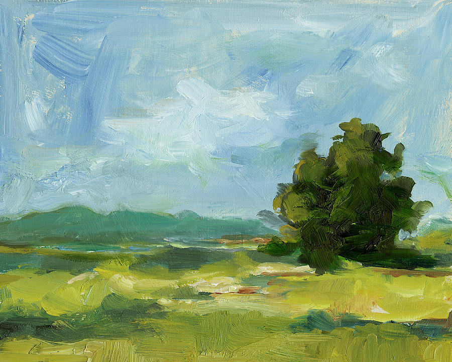 Field Color Study II #1 Painting by Ethan Harper