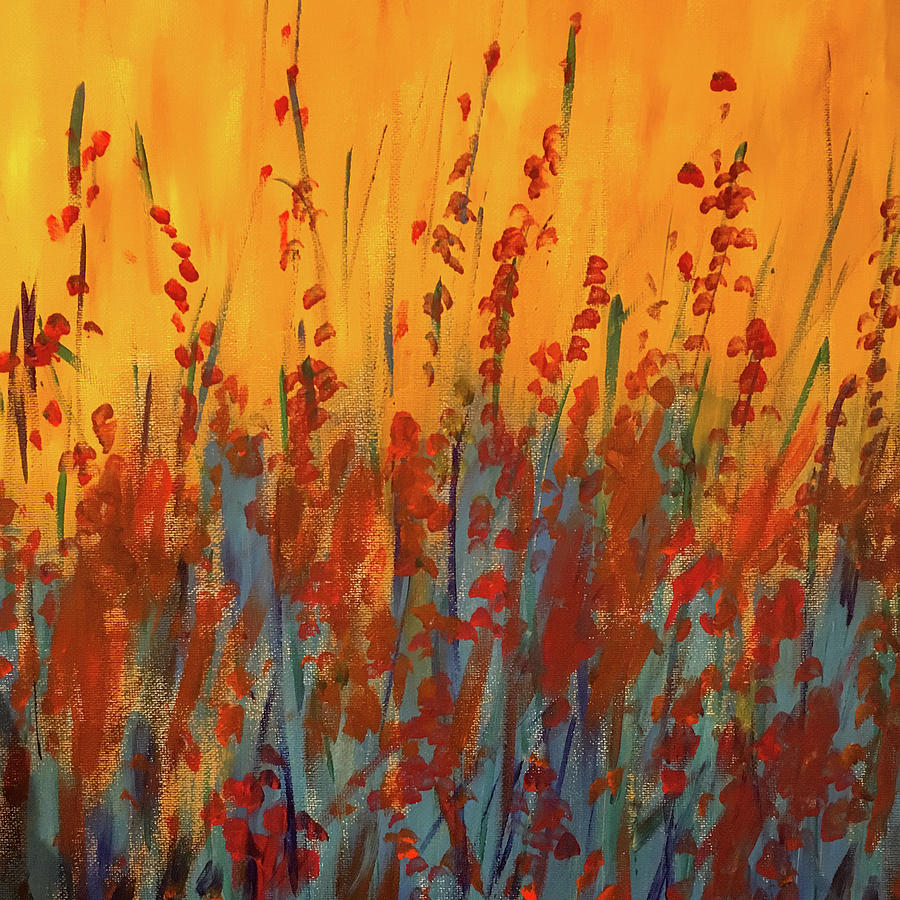 Field of Gold #2 Painting by Aaron Geraud