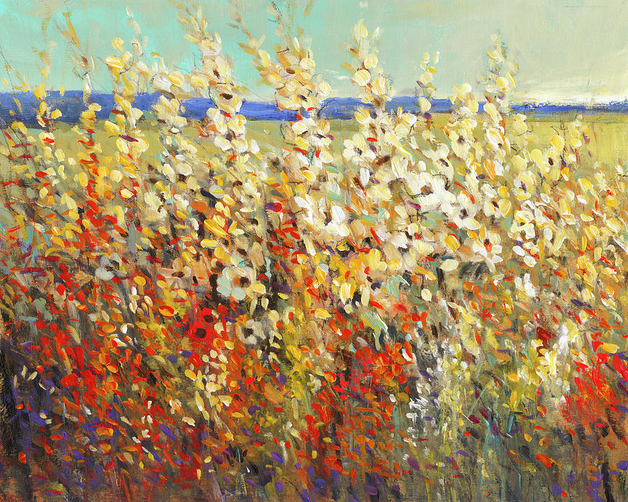 Field Of Spring Flowers II #1 Painting by Tim Otoole