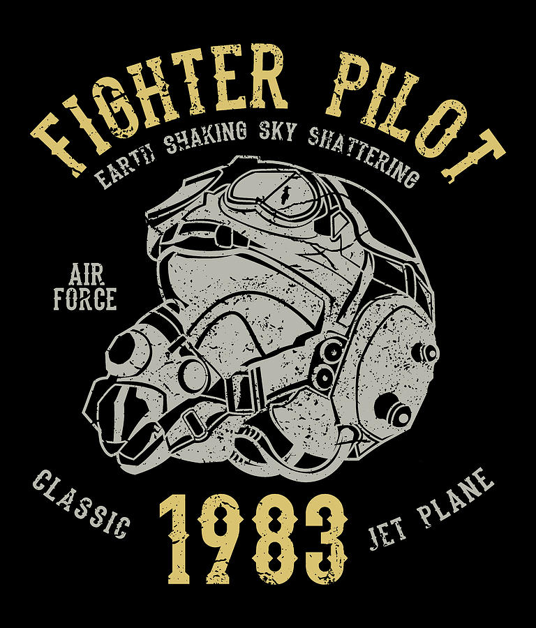 Fighter Pilot #2 Digital Art by Long Shot