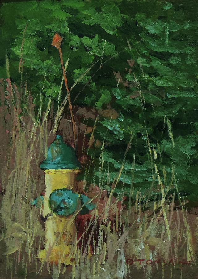 Fire Hydrant #1 Painting by Bill Tomsa