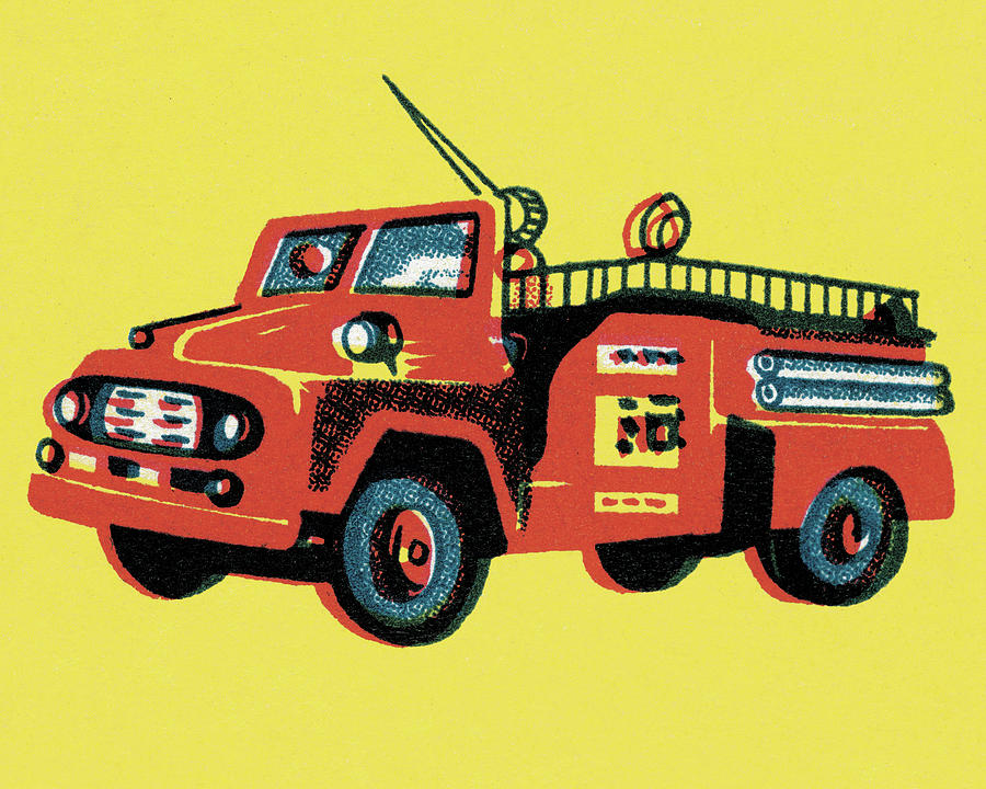 Fire Truck Stock Illustration - Download Image Now - Fire Engine, Drawing -  Activity, 2015 - iStock
