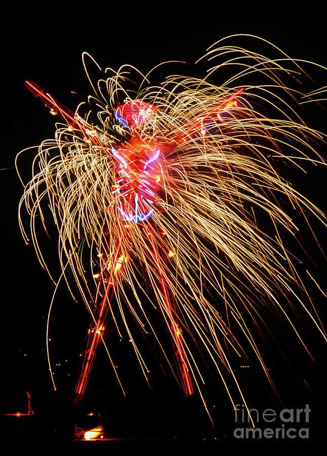 Firework #1 Photograph by George Post/science Photo Library