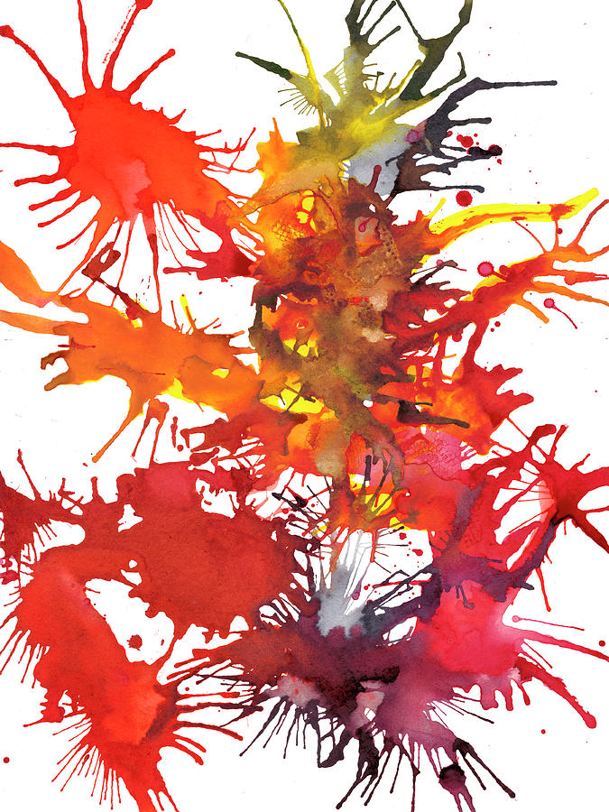 Abstract Painting - Fireworks Display I #1 by Jodi Fuchs