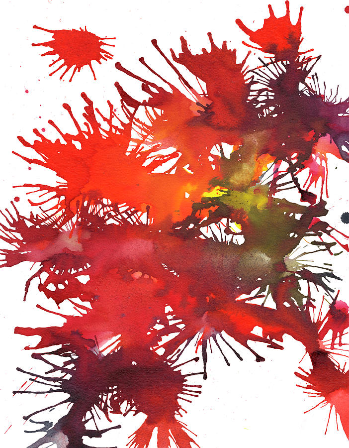 Abstract Painting - Fireworks Display II #1 by Jodi Fuchs