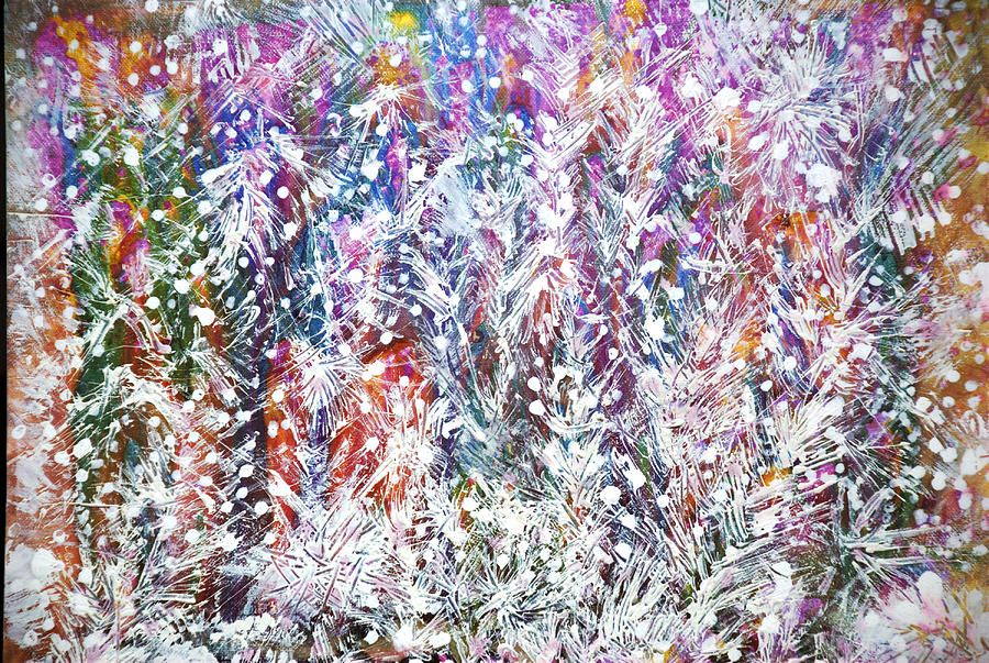 FireWorks #1 Painting by Don Wright