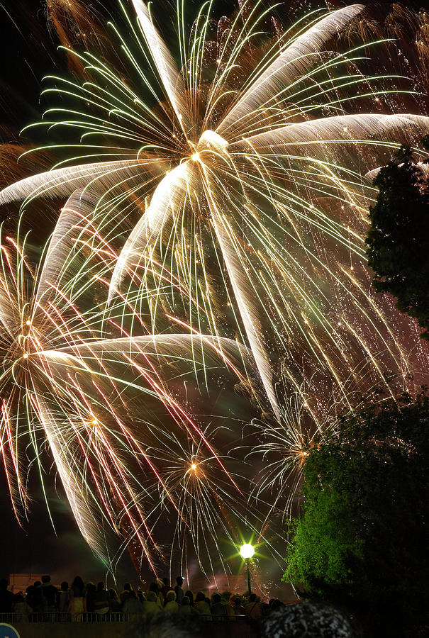 Fireworks In Paris, France Photograph by Jalag / Natalie Kriwy - Fine ...