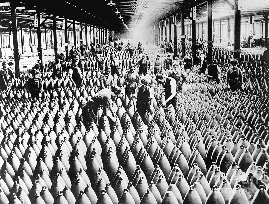 First World War Munitions Factory #1 Photograph by Us Army/science Photo Library