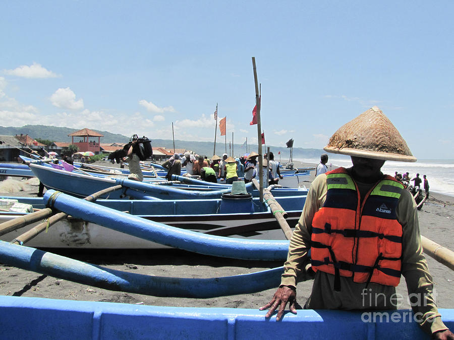 Fisherman In Yogyakarta, Indonesia by Yermia Riezky Santiago Fisherman In Yogyakarta, Indonesia by Yermia Riezky Santiago