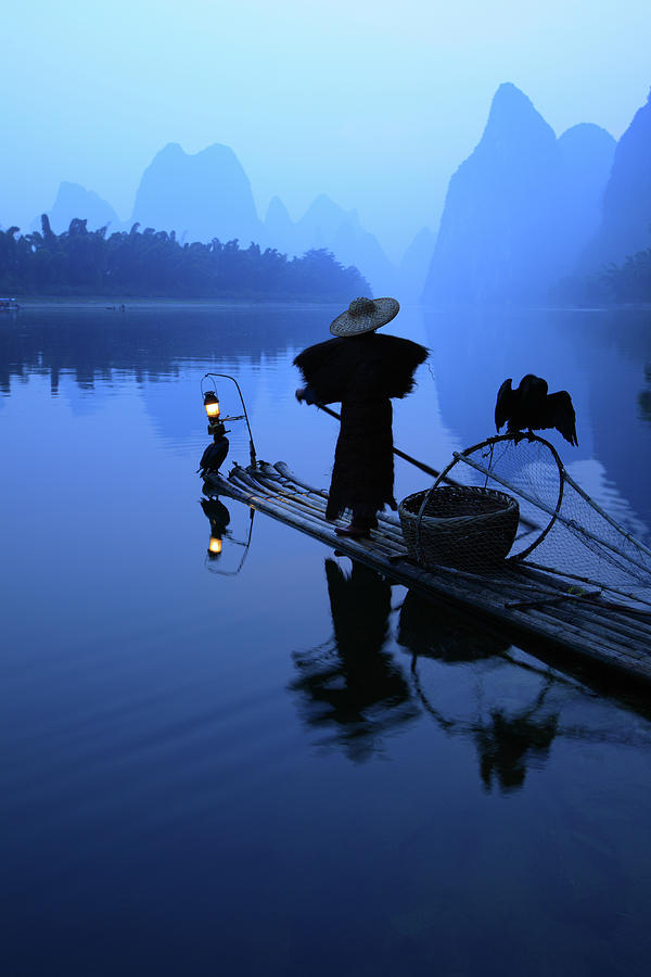 Fishermen Fishing #1 Photograph by Bihaibo