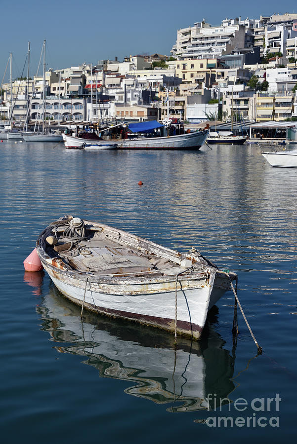 Fishing boats in Mikrolimano port #2 Photograph by George Atsametakis