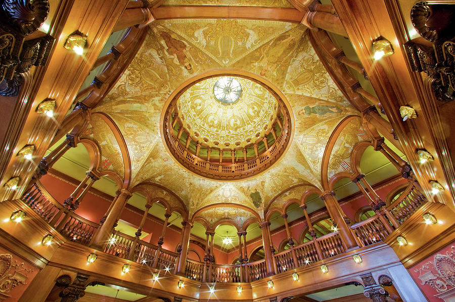 Flagler College Rotunda St Augustine #1 Photograph by Rich Franco