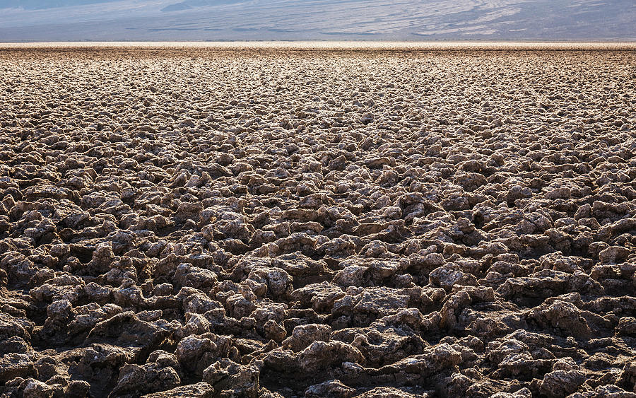Death Valley National Park Digital Art - Flat Dry Mud Landscape At Badwater Basin In Death Valley National Park, California, Usa #1 by Manuel Sulzer