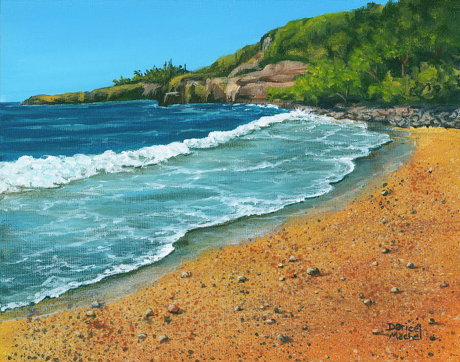 Fleming Beach #3 Painting by Darice Machel McGuire