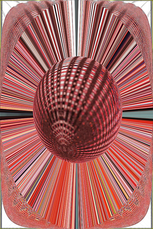 Floating Ball Abstract  #1 Digital Art by Tom Janca