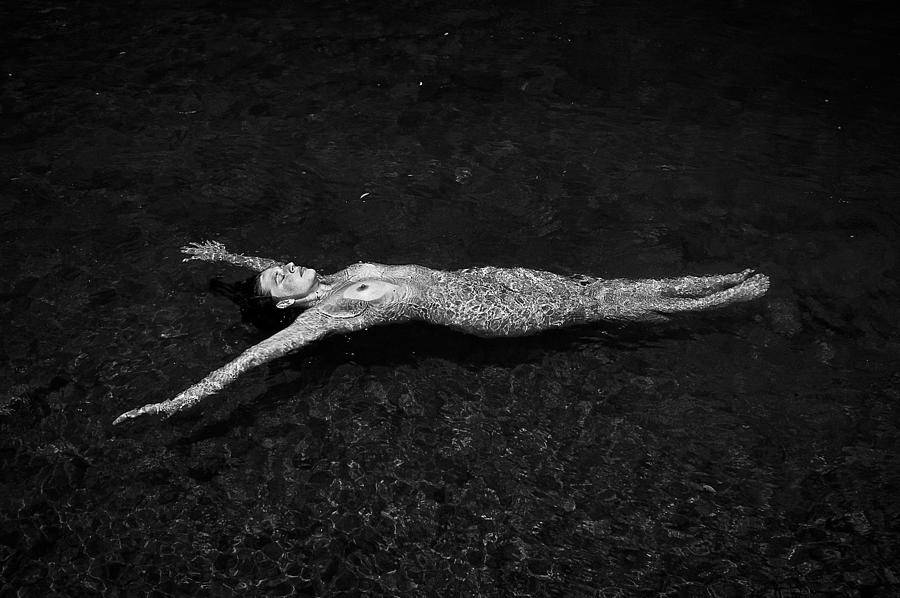 Fine Art Nude Photograph - Floating Free #1 by Jeremy Bartlett