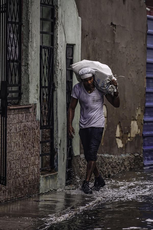 Cuba Photograph - Flooding Havana #1 by Andreas Bauer