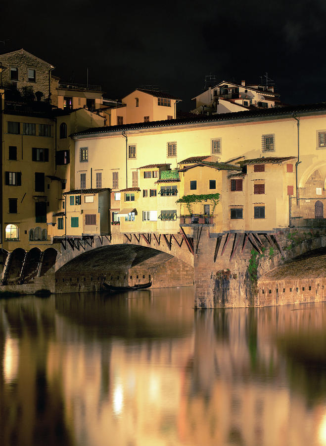 Florence, Ponte Vecchio #1 Photograph by Deimagine