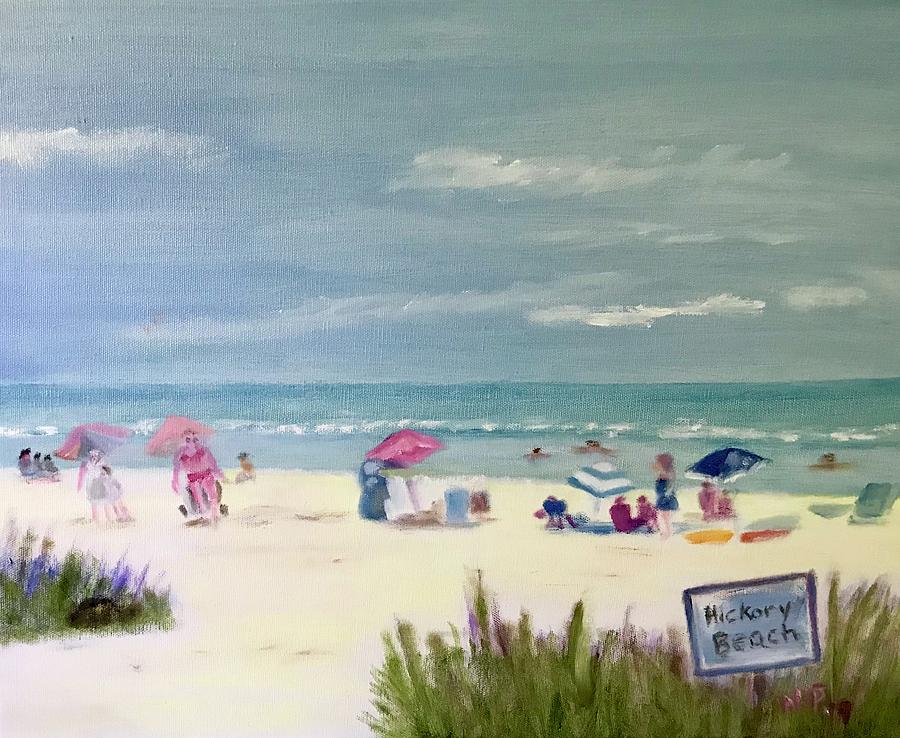 Toy Painting - Florida Beach #1 by Nancy Pratt