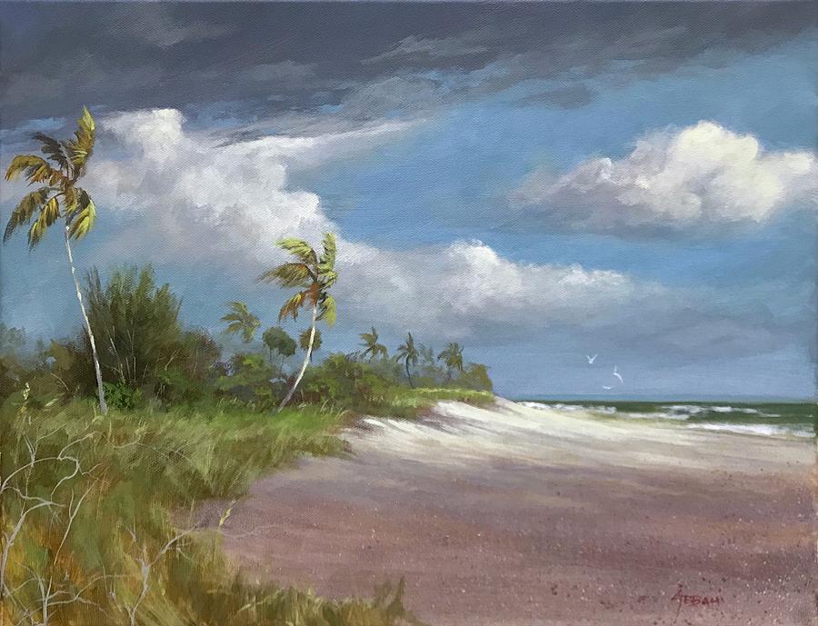 Florida Coast Painting by Karim Gebahi - Pixels