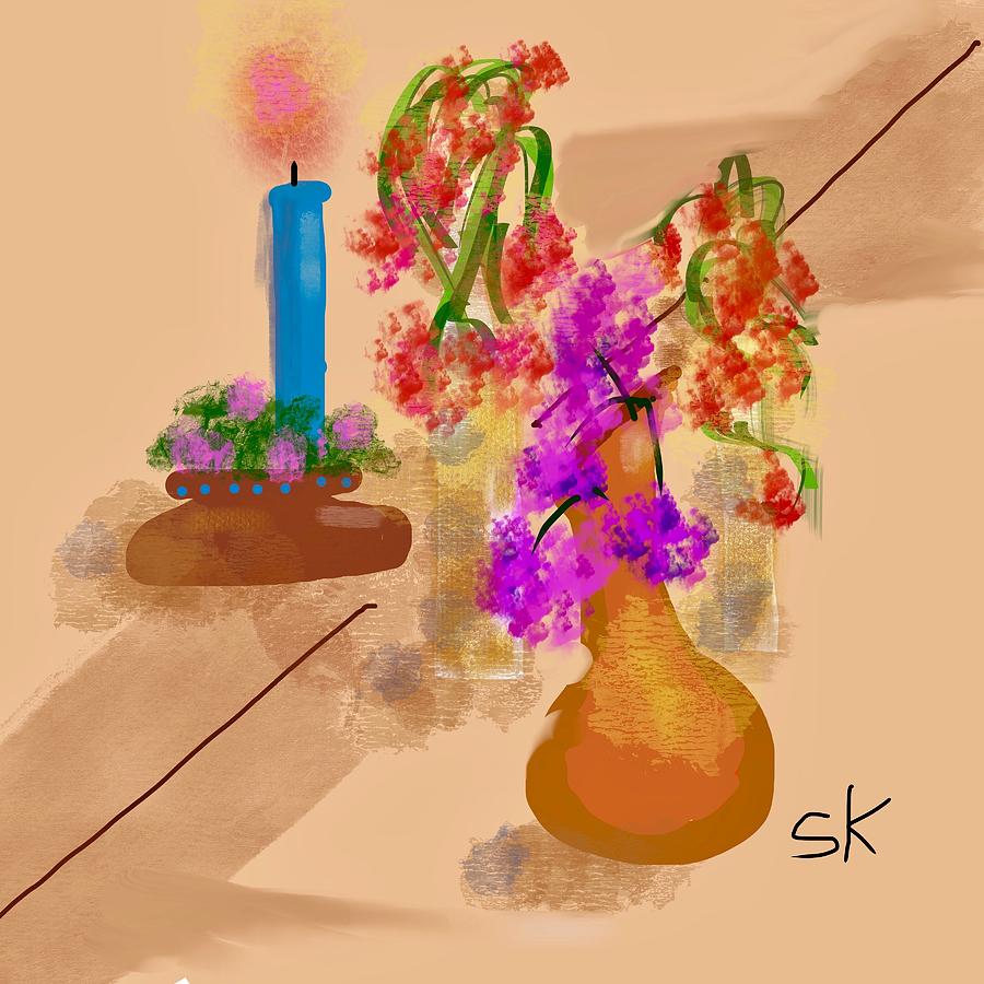 Flowers on the Table by Sherry Killam Flowers on the Table by Sherry Killam