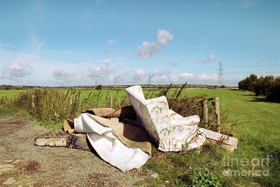 Fly-tipped Rubbish #1 Photograph by Suzanne Grala/science Photo Library