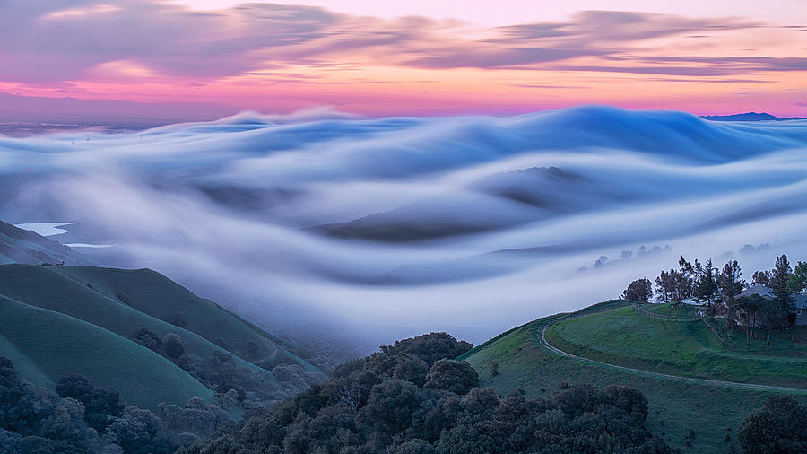 Landscape Photograph - Fog Wave #1 by Jay Huang