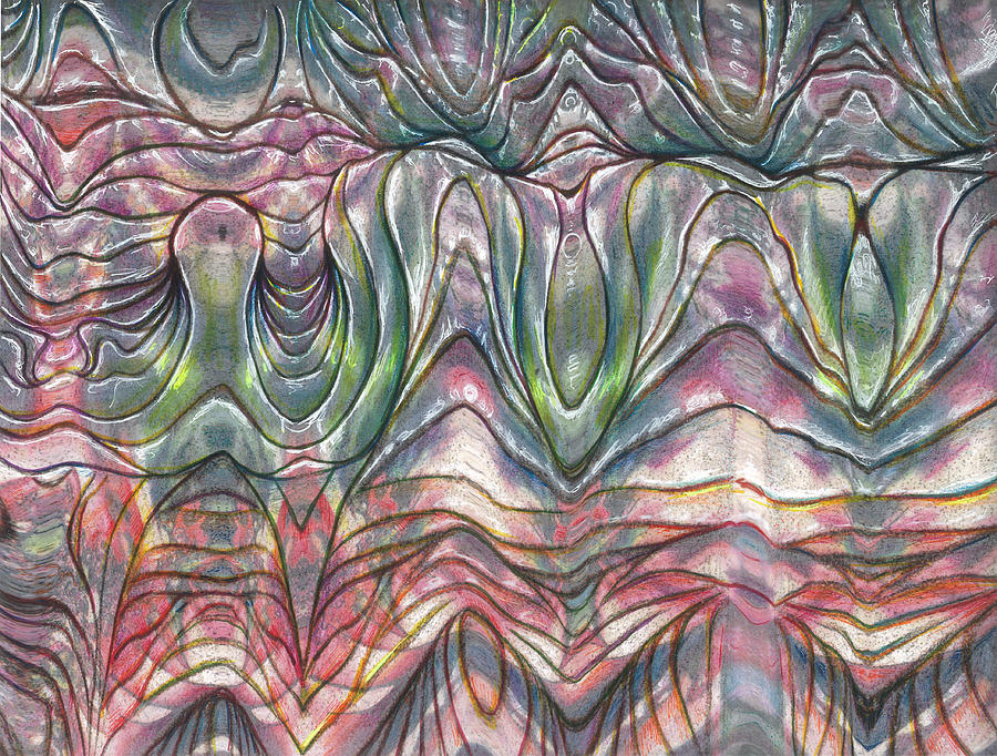 Folds #1 Painting by Jeremy Robinson