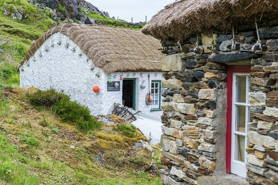 Architecture Digital Art - Folk Village, Donegal, Ireland #1 by Sebastian Wasek