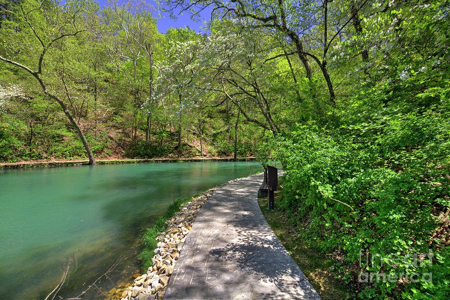 Foot Trail At Maramec Spring Park Photograph By Larry Braun - Pixels