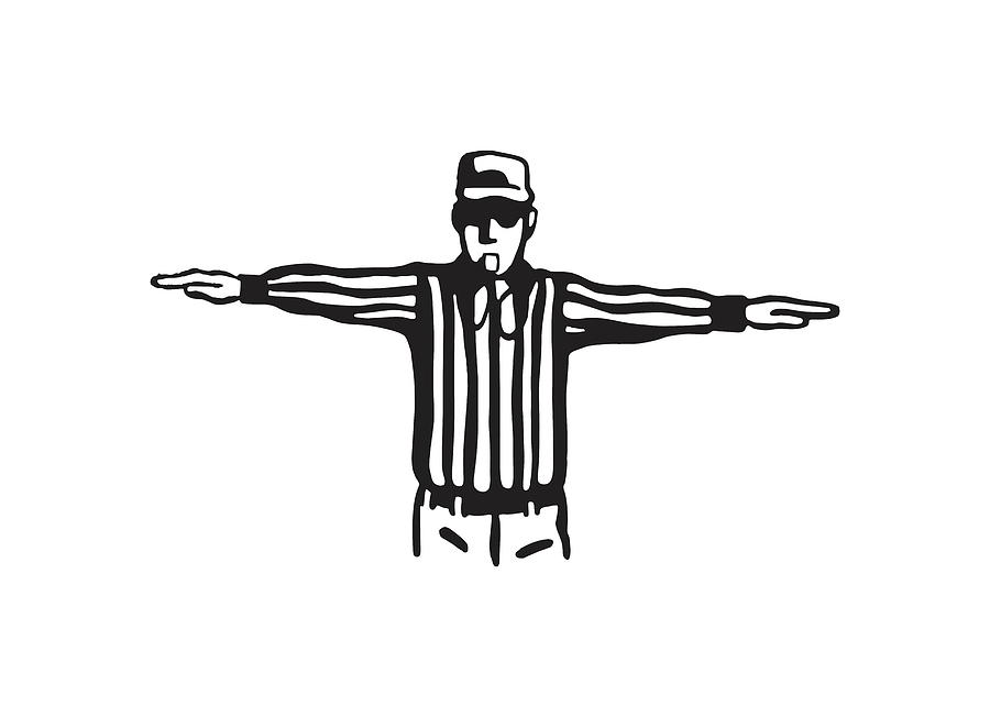 Football Referee Drawing by CSA Images | Fine Art America