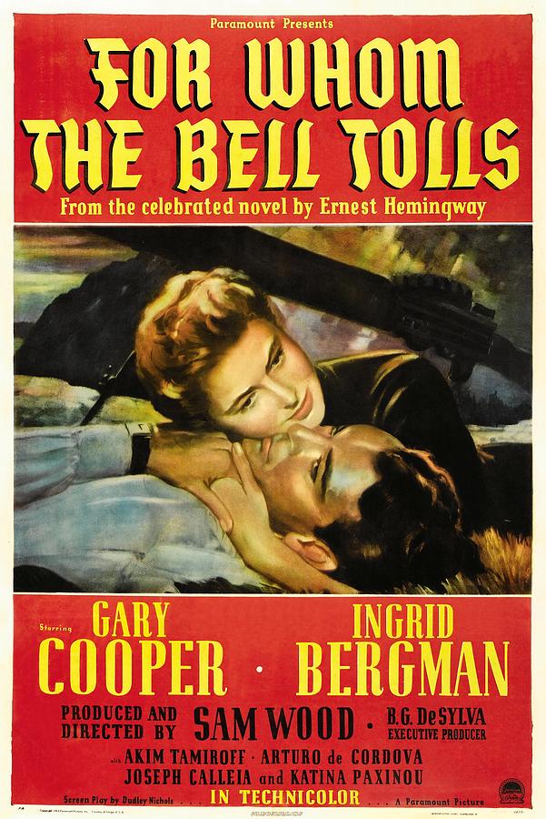 For Whom The Bell Tolls -1943-. #1 Photograph by Album
